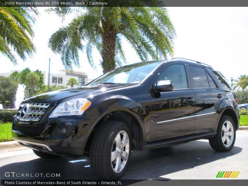 Black / Cashmere 2009 Mercedes-Benz ML 350 4Matic