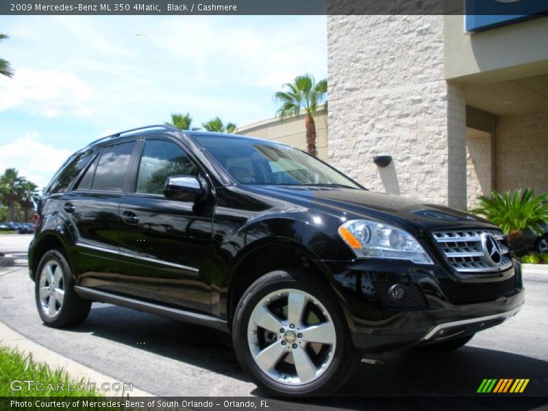 Black / Cashmere 2009 Mercedes-Benz ML 350 4Matic