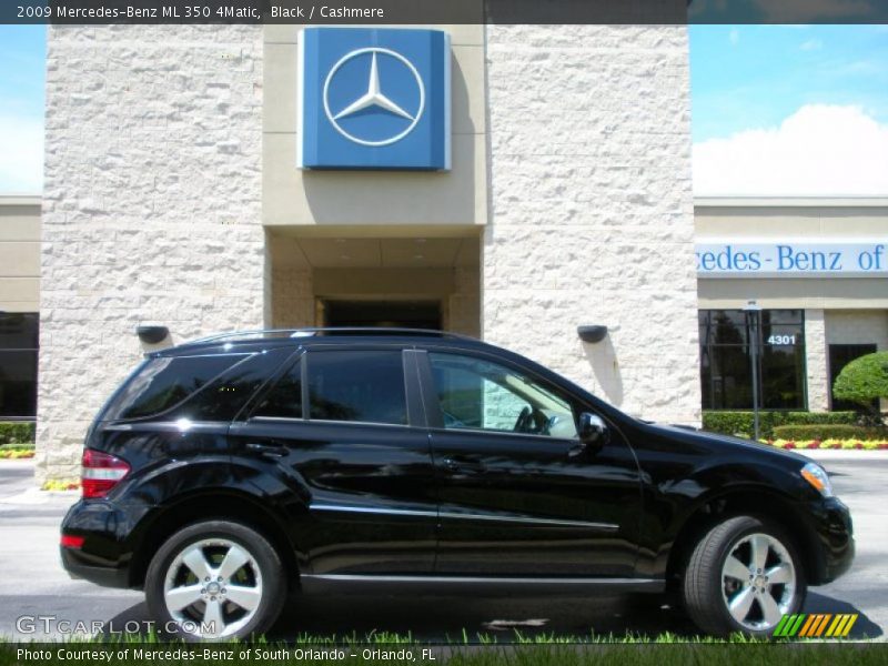 Black / Cashmere 2009 Mercedes-Benz ML 350 4Matic
