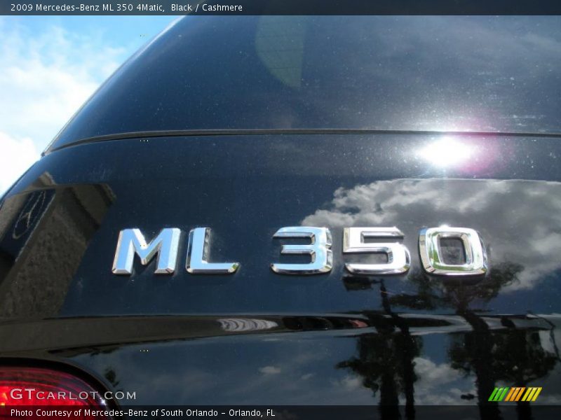Black / Cashmere 2009 Mercedes-Benz ML 350 4Matic