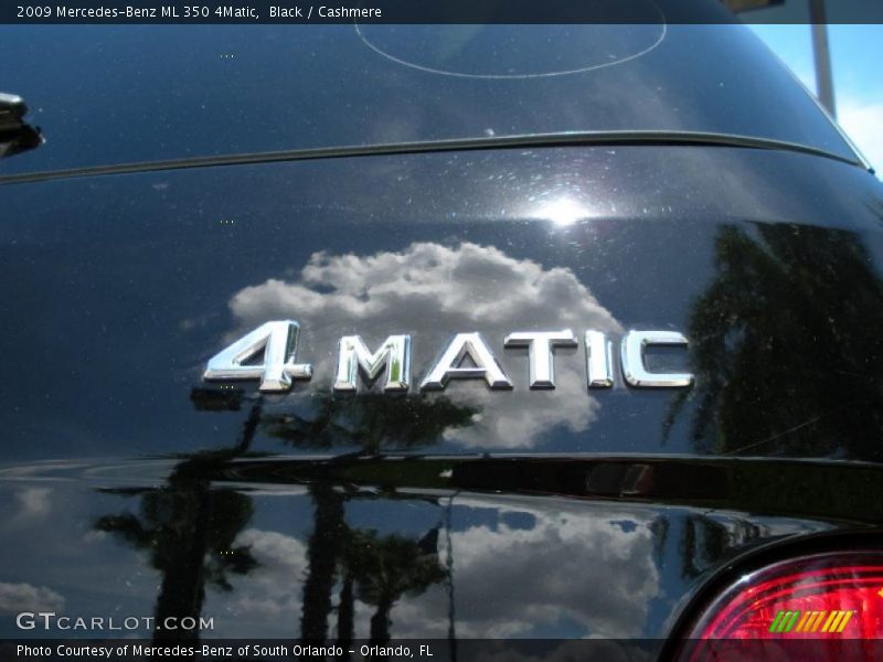 Black / Cashmere 2009 Mercedes-Benz ML 350 4Matic
