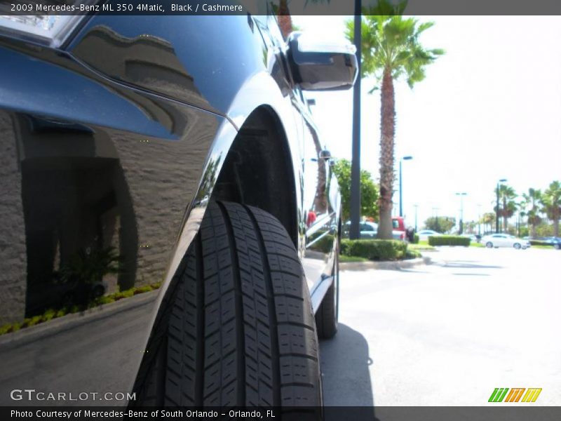 Black / Cashmere 2009 Mercedes-Benz ML 350 4Matic