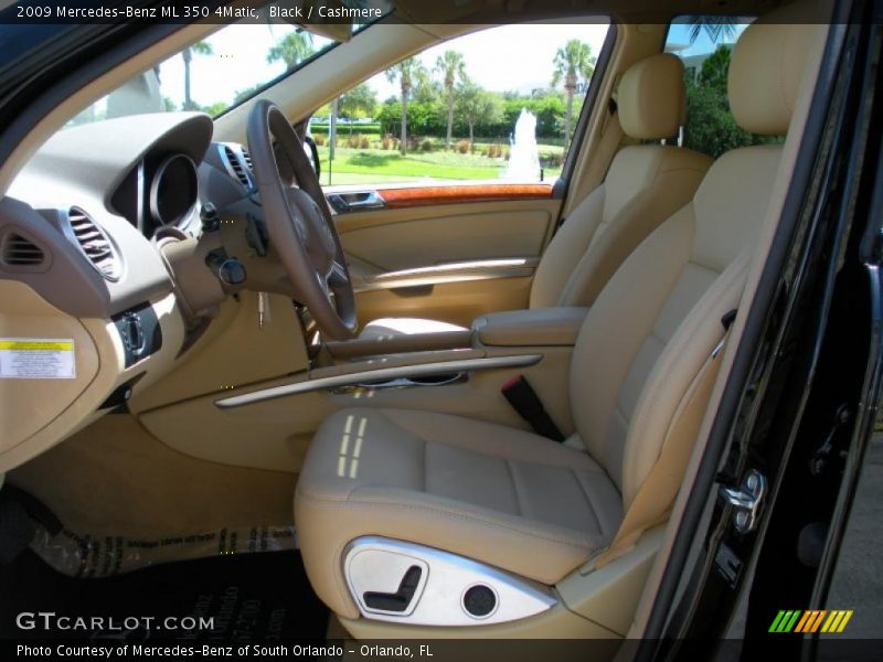 Black / Cashmere 2009 Mercedes-Benz ML 350 4Matic