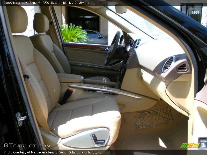 Black / Cashmere 2009 Mercedes-Benz ML 350 4Matic
