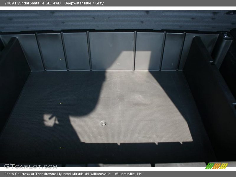 Deepwater Blue / Gray 2009 Hyundai Santa Fe GLS 4WD