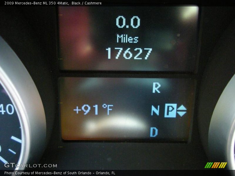 Black / Cashmere 2009 Mercedes-Benz ML 350 4Matic