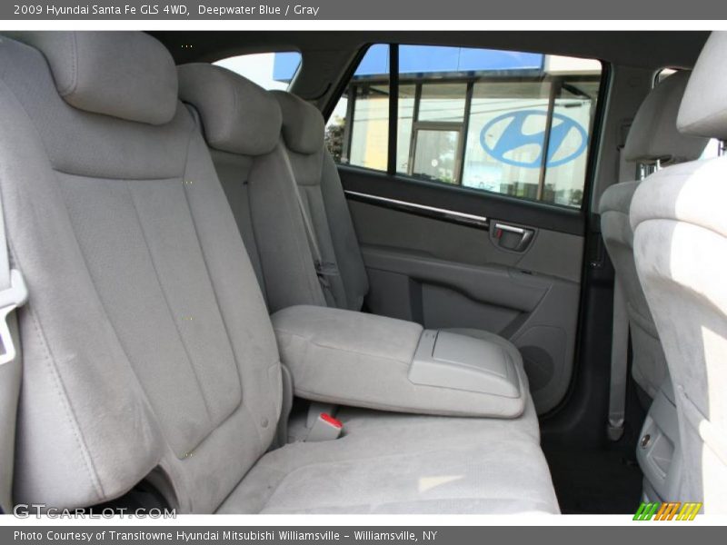 Deepwater Blue / Gray 2009 Hyundai Santa Fe GLS 4WD
