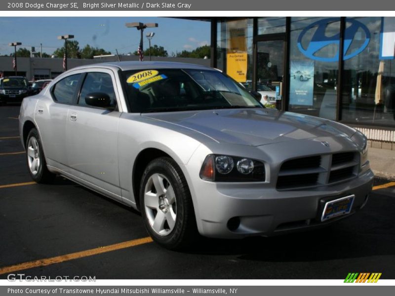 Bright Silver Metallic / Dark Slate Gray 2008 Dodge Charger SE