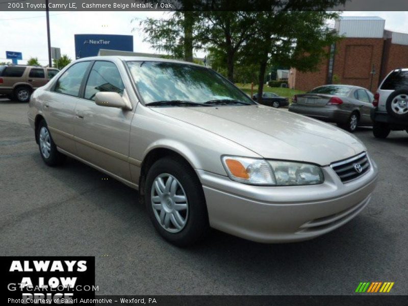 Cashmere Beige Metallic / Oak 2001 Toyota Camry LE