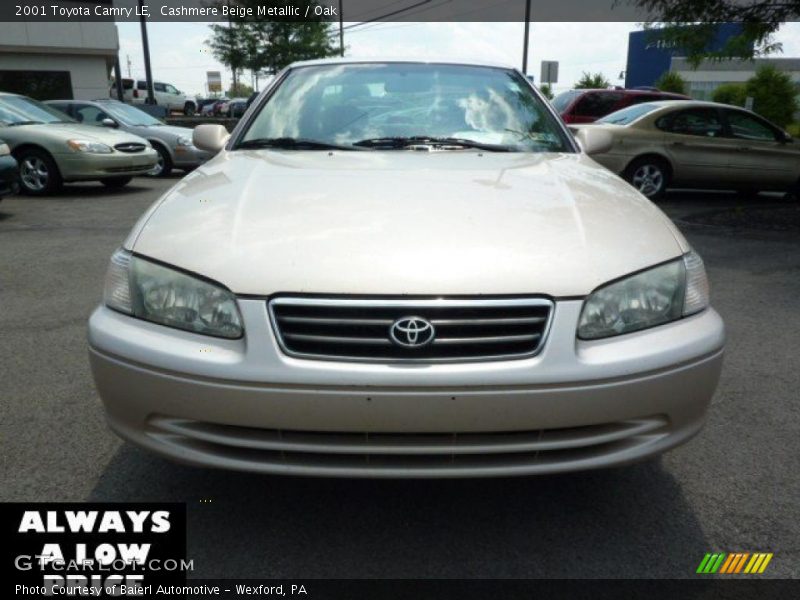 Cashmere Beige Metallic / Oak 2001 Toyota Camry LE