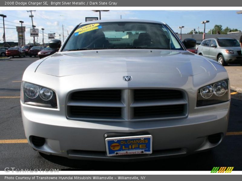 Bright Silver Metallic / Dark Slate Gray 2008 Dodge Charger SE