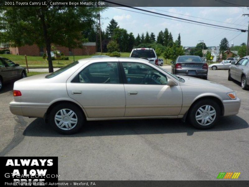 Cashmere Beige Metallic / Oak 2001 Toyota Camry LE