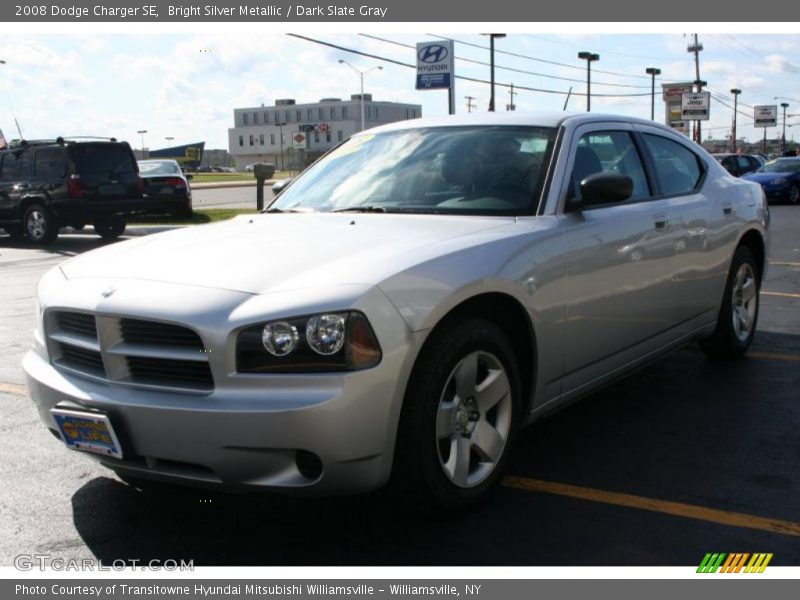 Bright Silver Metallic / Dark Slate Gray 2008 Dodge Charger SE