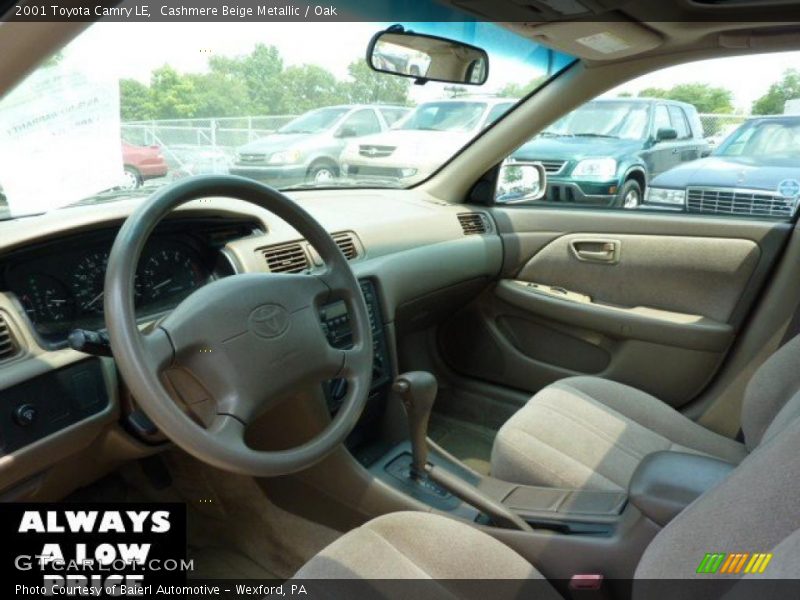 Cashmere Beige Metallic / Oak 2001 Toyota Camry LE