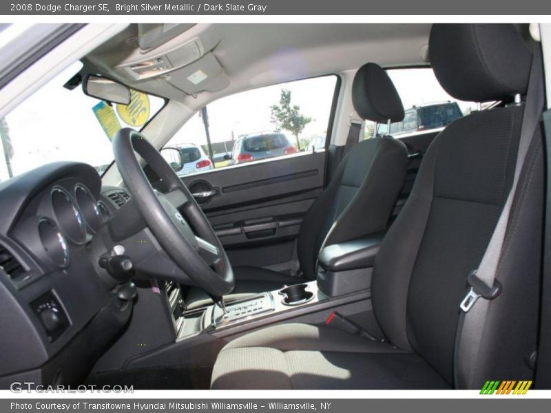 Bright Silver Metallic / Dark Slate Gray 2008 Dodge Charger SE