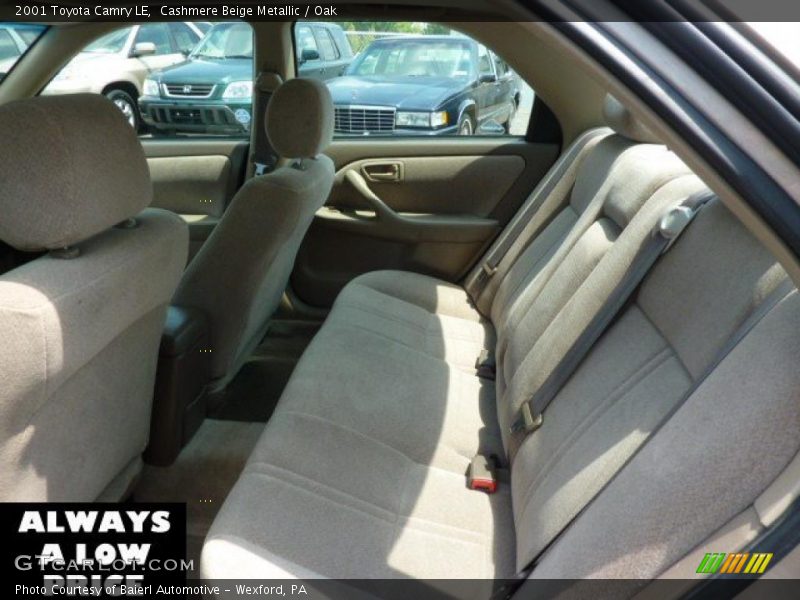 Cashmere Beige Metallic / Oak 2001 Toyota Camry LE