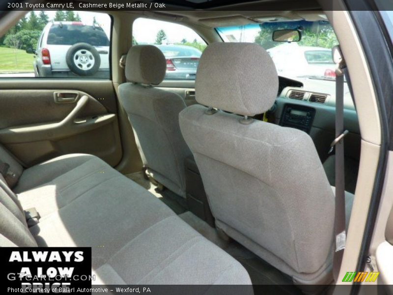 Cashmere Beige Metallic / Oak 2001 Toyota Camry LE