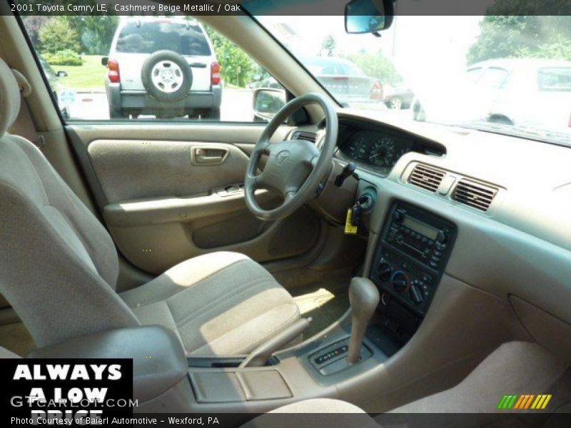 Cashmere Beige Metallic / Oak 2001 Toyota Camry LE