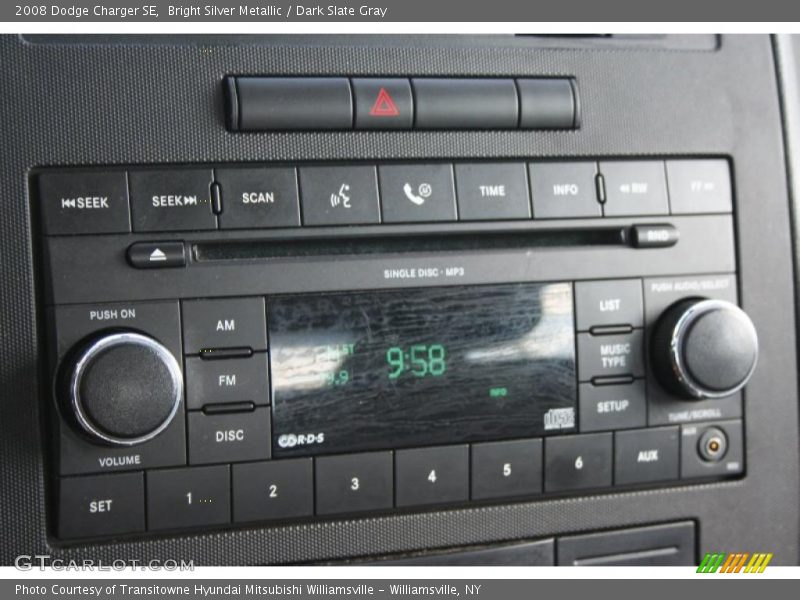 Bright Silver Metallic / Dark Slate Gray 2008 Dodge Charger SE