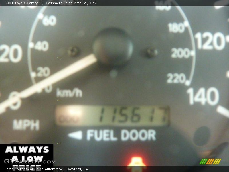 Cashmere Beige Metallic / Oak 2001 Toyota Camry LE