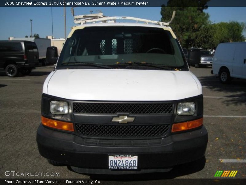 Summit White / Medium Pewter 2008 Chevrolet Express 1500 Commercial Van