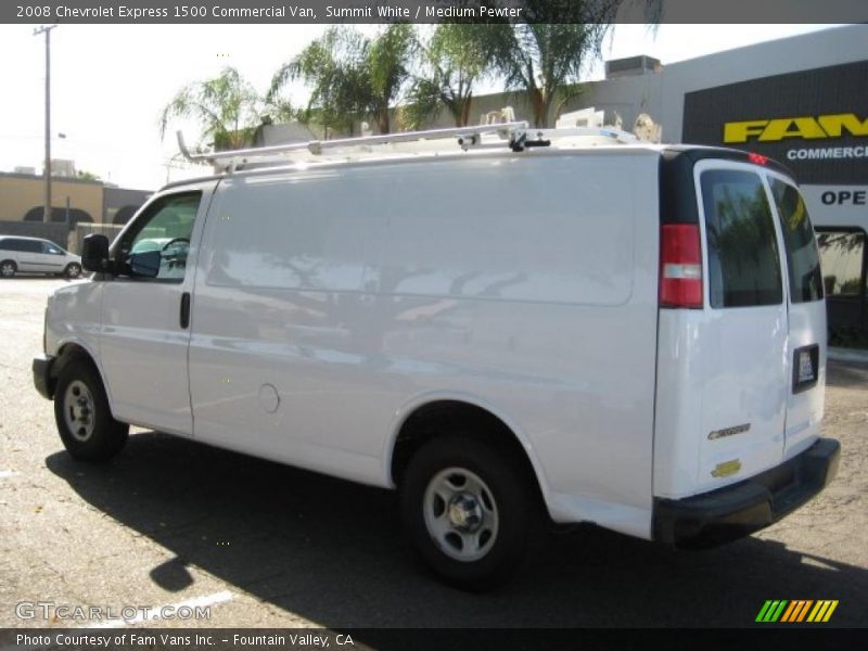 Summit White / Medium Pewter 2008 Chevrolet Express 1500 Commercial Van