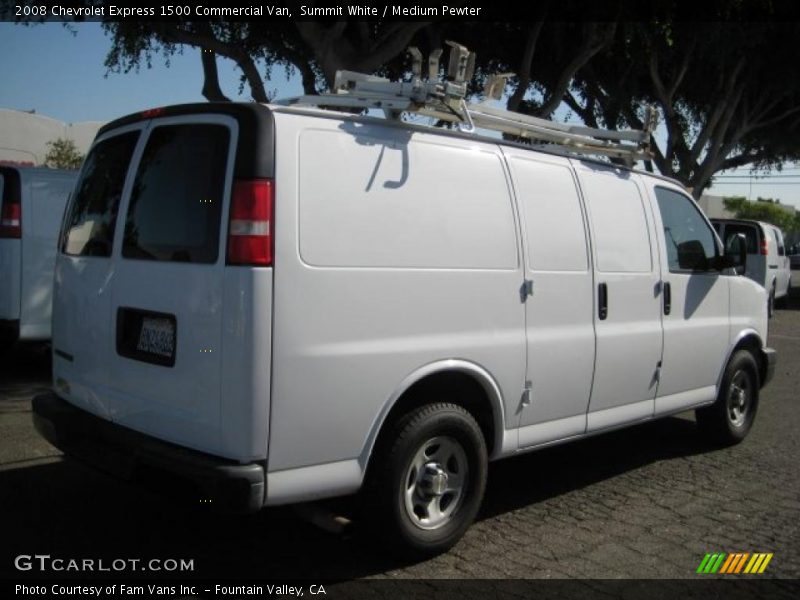 Summit White / Medium Pewter 2008 Chevrolet Express 1500 Commercial Van