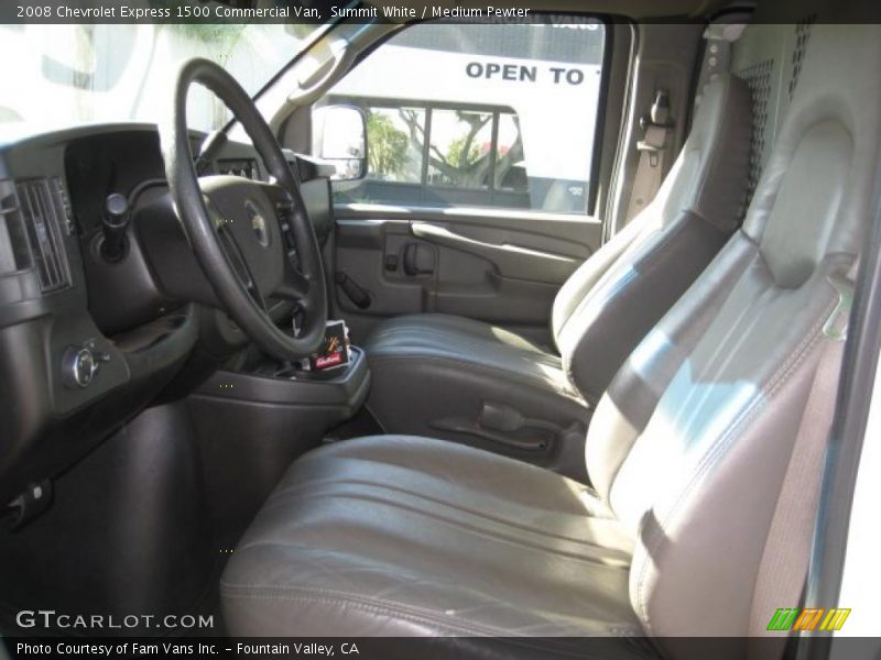 Summit White / Medium Pewter 2008 Chevrolet Express 1500 Commercial Van