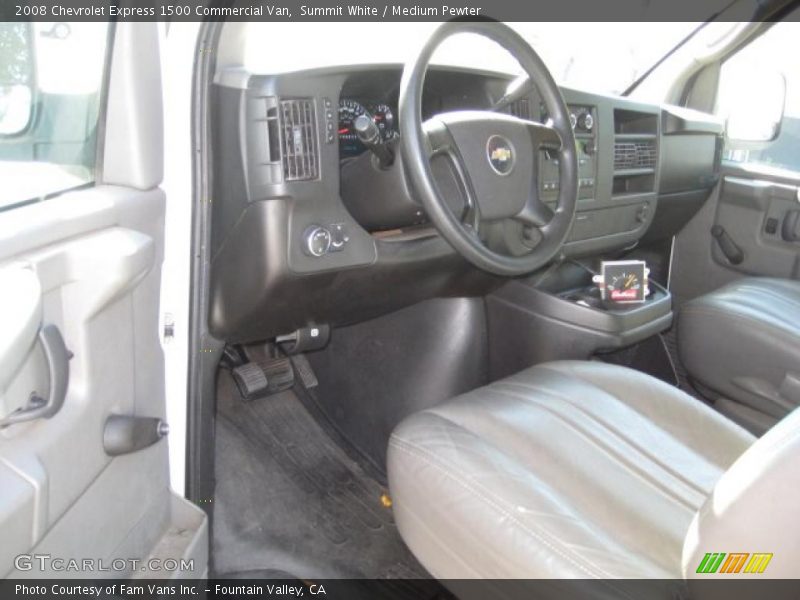 Summit White / Medium Pewter 2008 Chevrolet Express 1500 Commercial Van