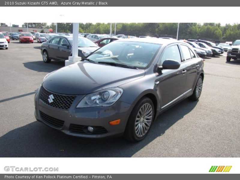 Azure Gray Metallic / Black 2010 Suzuki Kizashi GTS AWD