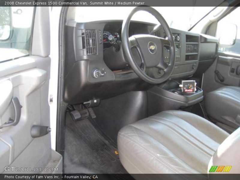 Summit White / Medium Pewter 2008 Chevrolet Express 1500 Commercial Van