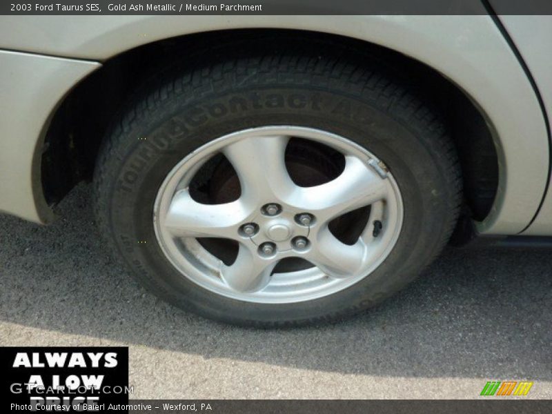 Gold Ash Metallic / Medium Parchment 2003 Ford Taurus SES