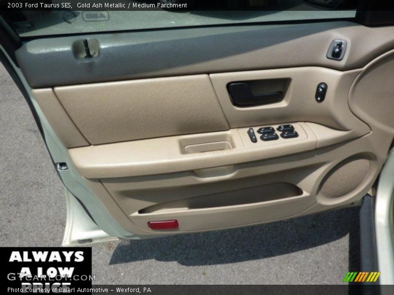 Gold Ash Metallic / Medium Parchment 2003 Ford Taurus SES