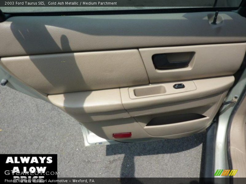 Gold Ash Metallic / Medium Parchment 2003 Ford Taurus SES