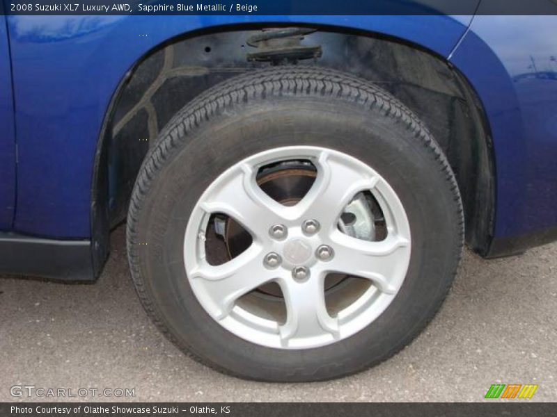 Sapphire Blue Metallic / Beige 2008 Suzuki XL7 Luxury AWD