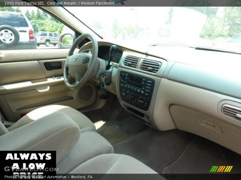 Gold Ash Metallic / Medium Parchment 2003 Ford Taurus SES