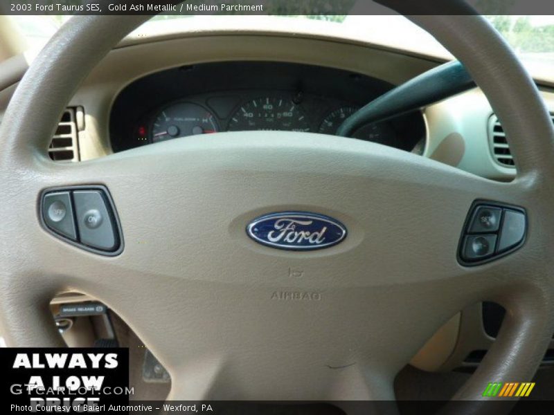 Gold Ash Metallic / Medium Parchment 2003 Ford Taurus SES