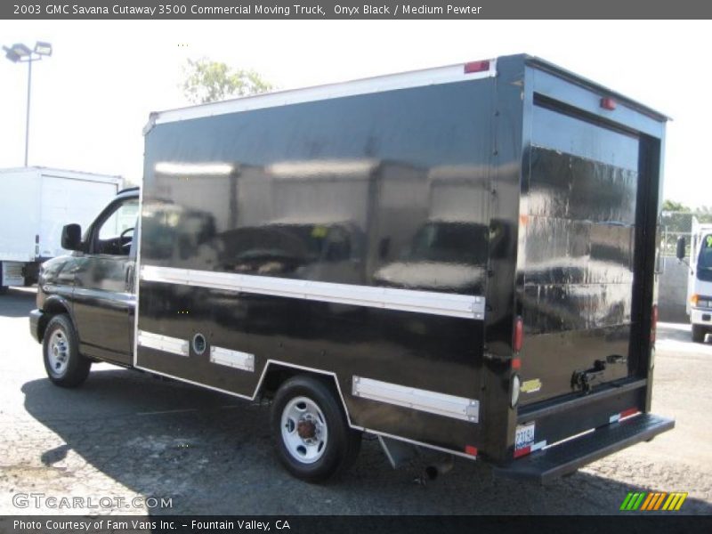 Onyx Black / Medium Pewter 2003 GMC Savana Cutaway 3500 Commercial Moving Truck