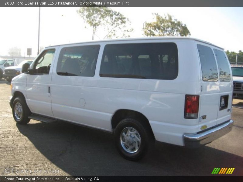 Oxford White / Medium Flint 2003 Ford E Series Van E150 Passenger