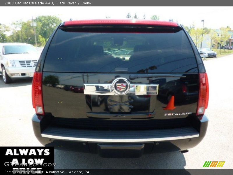 Black Raven / Ebony 2008 Cadillac Escalade AWD