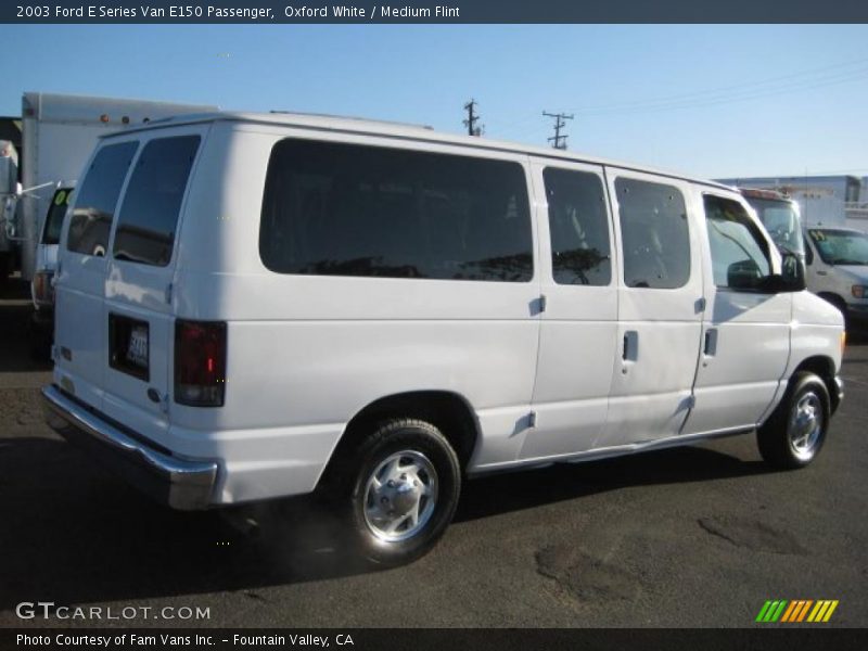 Oxford White / Medium Flint 2003 Ford E Series Van E150 Passenger