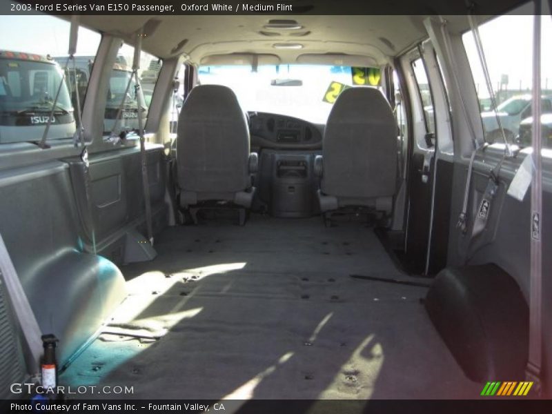 Oxford White / Medium Flint 2003 Ford E Series Van E150 Passenger