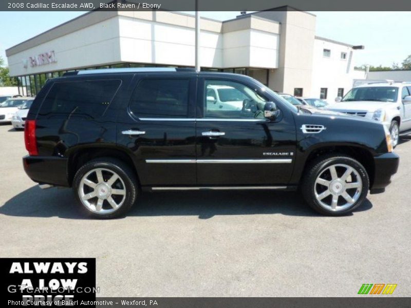 Black Raven / Ebony 2008 Cadillac Escalade AWD