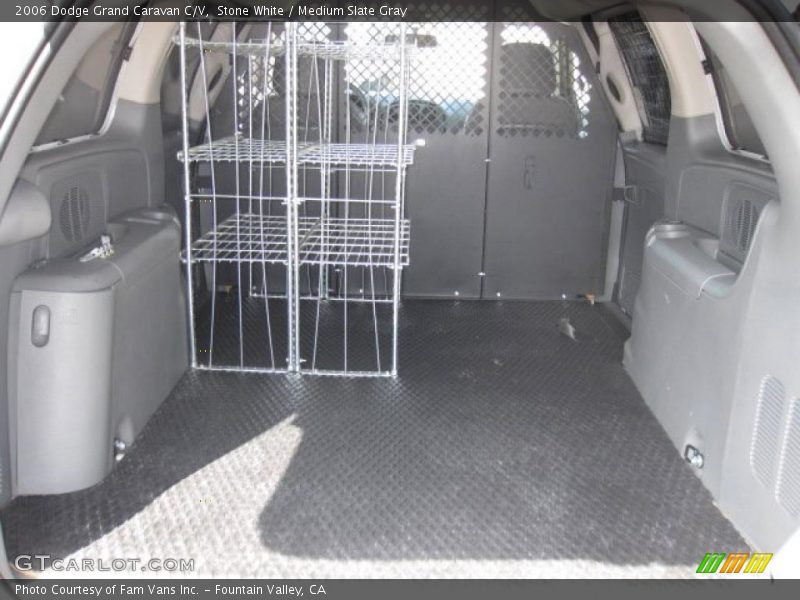 Stone White / Medium Slate Gray 2006 Dodge Grand Caravan C/V