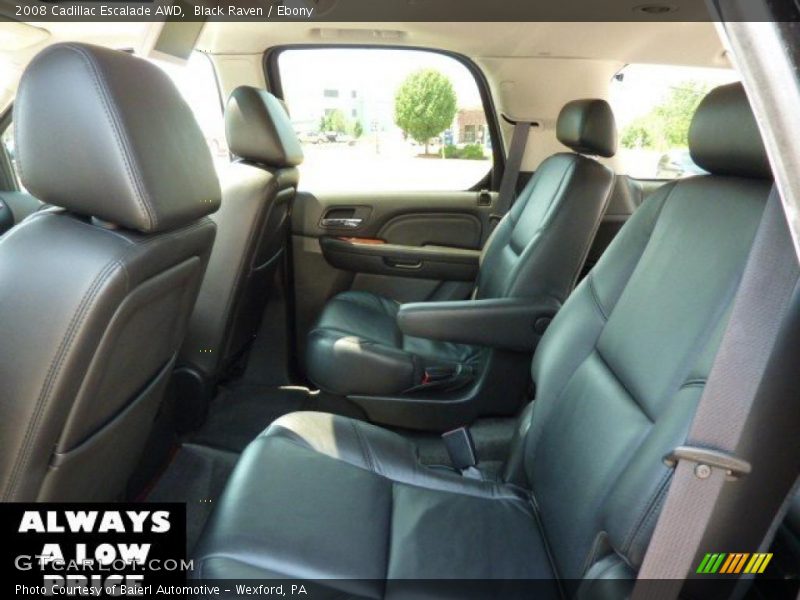 Black Raven / Ebony 2008 Cadillac Escalade AWD