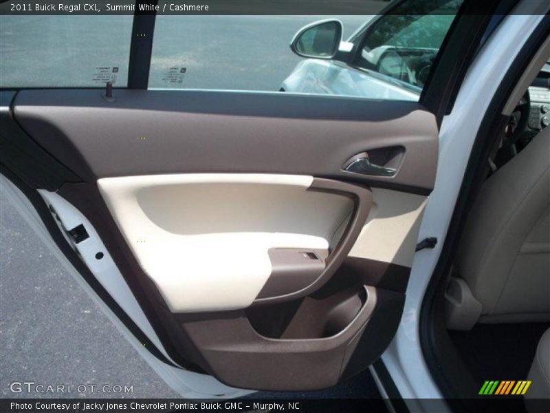 Summit White / Cashmere 2011 Buick Regal CXL