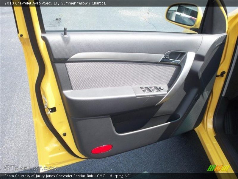 Summer Yellow / Charcoal 2010 Chevrolet Aveo Aveo5 LT