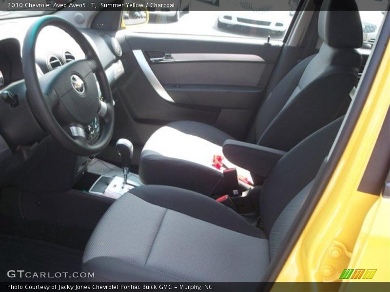 Summer Yellow / Charcoal 2010 Chevrolet Aveo Aveo5 LT
