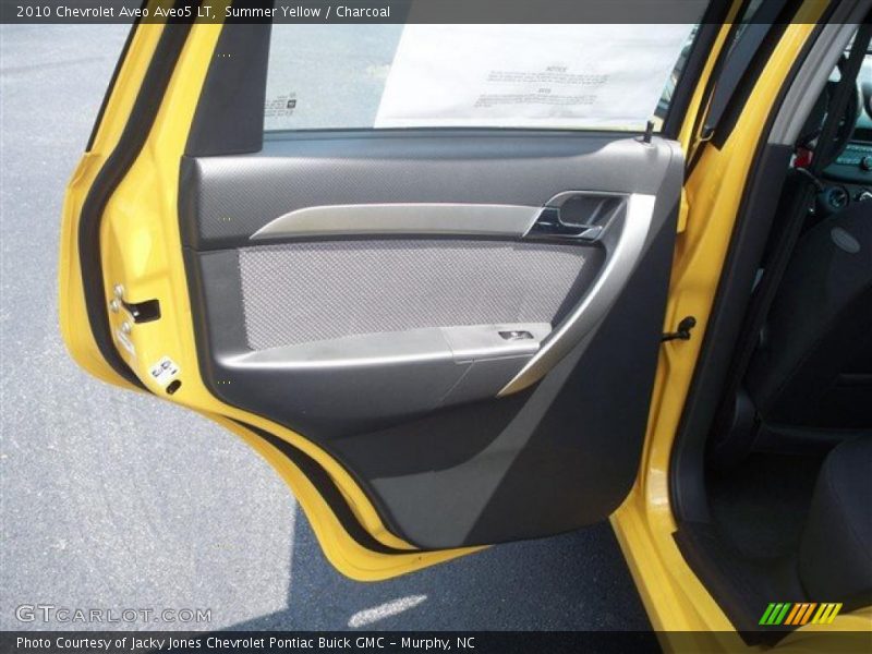 Summer Yellow / Charcoal 2010 Chevrolet Aveo Aveo5 LT
