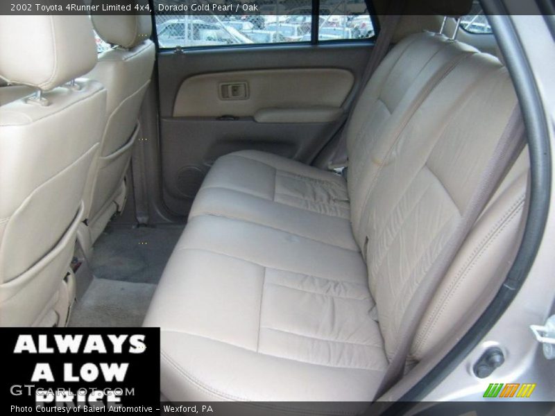 Dorado Gold Pearl / Oak 2002 Toyota 4Runner Limited 4x4